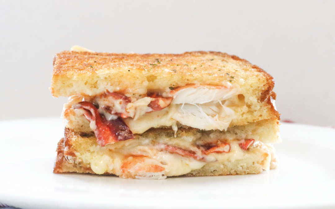 Wicked Good Maine Lobster Grilled Cheese • Harbor Fish Market