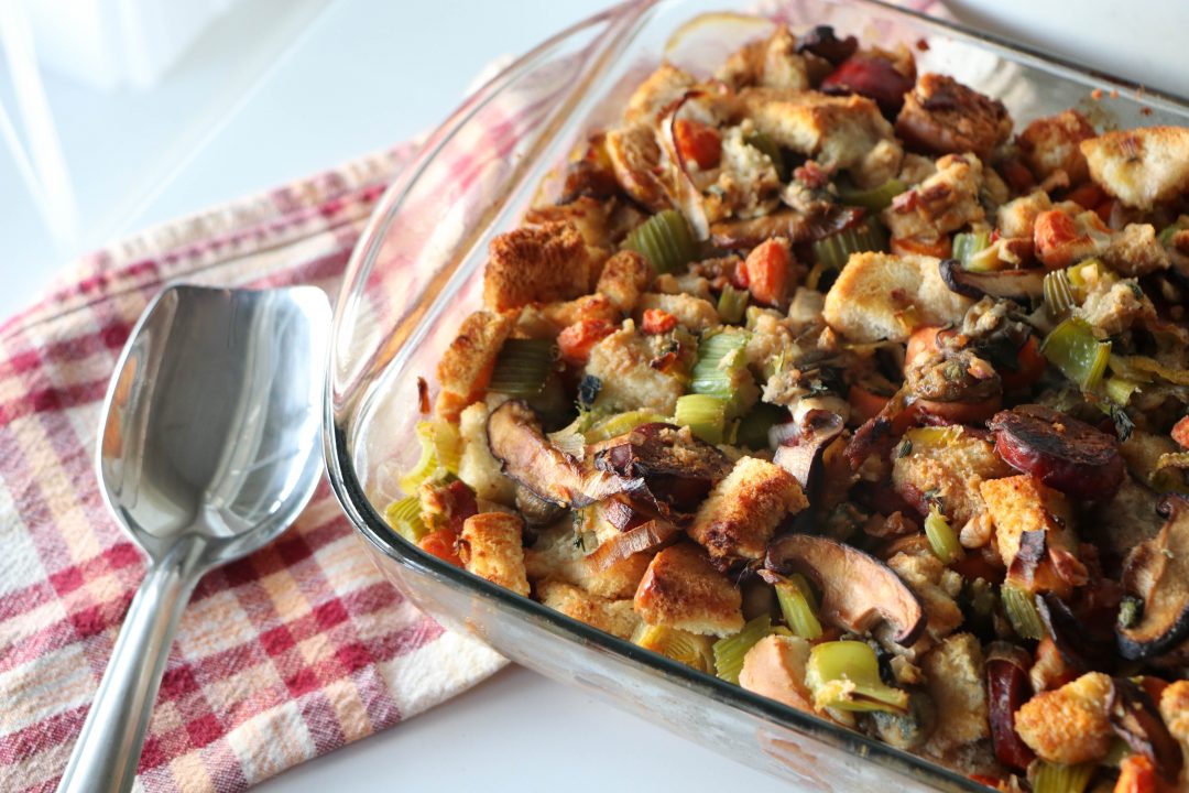 Oyster Stuffing with Chestnuts and Sausage • Harbor Fish Market