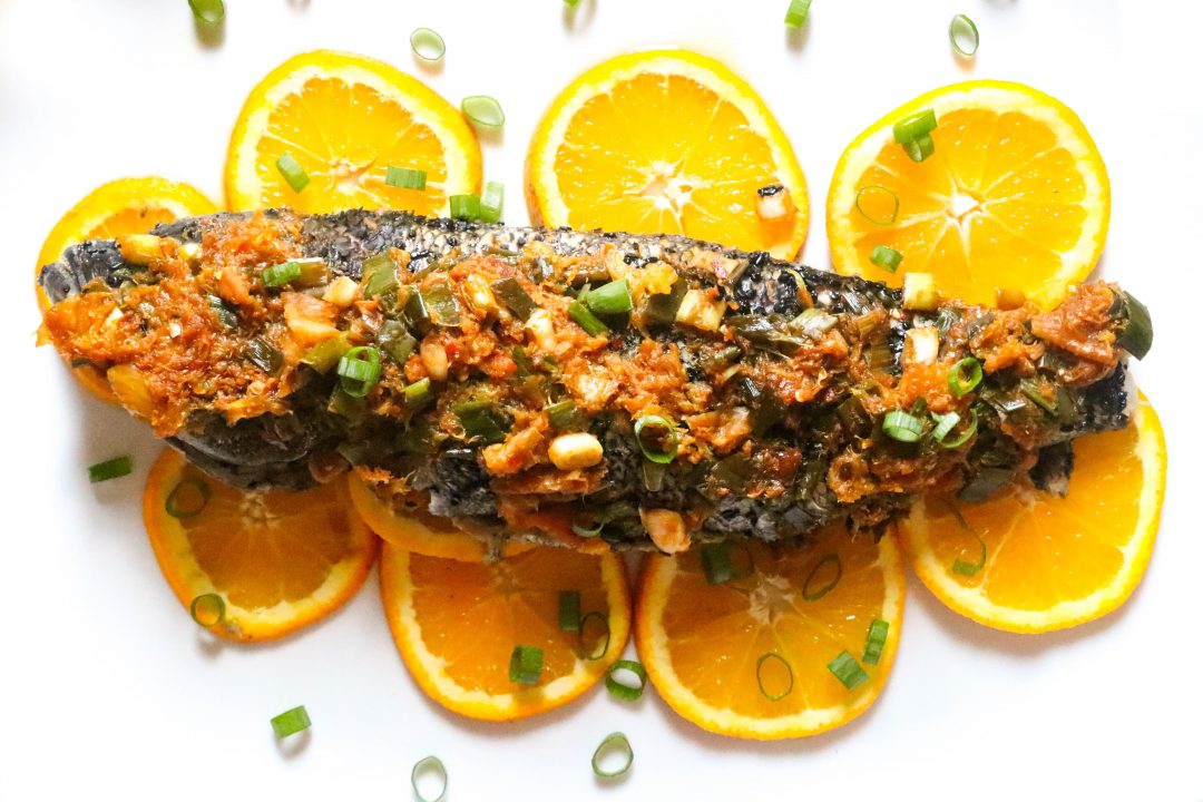 Whole Black Sea Bass with Orange and Ginger • Harbor Fish Market